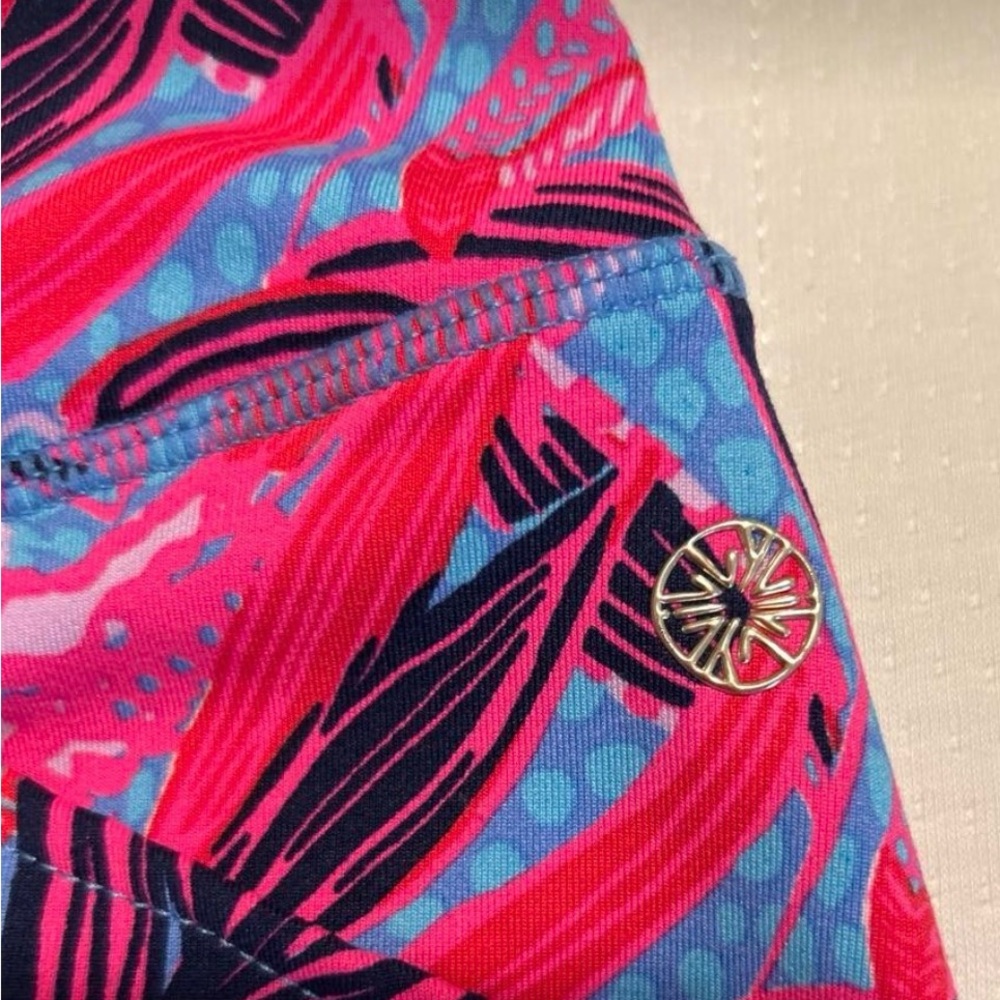Lilly Pulitzer Luxletic XL Skort A Jungle In Here Blue Peri UPF 50+ EUC 011599 - Picture 4 of 9